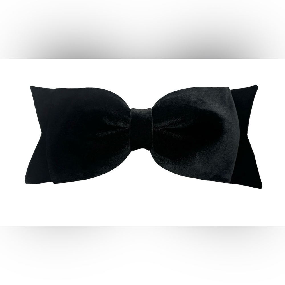 NIB 16” Velvet Black Puffy Tree Bow•Made by Celebrate It
